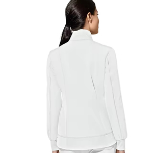 Blouse d'hôpital personnalisée en spandex extensible, blouses d'infirmière de haute qualité, confortables, logo personnalisé, couleur infirmière - Product Image 5