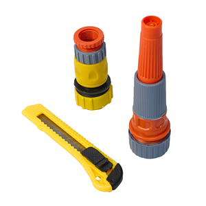 Meteor Rain alta calidad ligero 3/4 \ "PVC jardín agua manguera carrete conjunto Flexible maniobrable riego Material plástico suave - Product Image 3