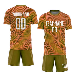 Equipo de fútbol Entrenamiento Ropa deportiva Fútbol Uniforme Club de fútbol Color sólido Simple Fútbol Top Camiseta de fútbol - Product Image 2