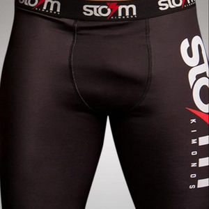 Pantalones cortos de entrenamiento MMA para hombre más vendidos, pantalones de gimnasio ajustados de compresión de entrenamiento de secado rápido de alta calidad - Product Image 1