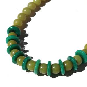 Collier en perles de résine faites à la main Craft Exim, bijoux de mode haut de gamme, élégant pour femmes, à porter en toutes saisons, idéal pour les fêtes, cadeau, exportation - Product Image 2