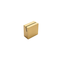 Porte-cartes de visite en laiton Clip Frame Porte-cartes solide Boîte de signature pour forme carrée et au meilleur prix