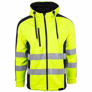 Veste de sécurité de travail personnalisée pour les travailleurs, design personnalisé avec fermeture éclair de haute qualité, veste de sécurité de travail pour homme - Product Image 1