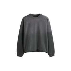 2025 High Quality Vintage Autumn Eco-Friendly Fleece Cotton Crewneck Pullover Sweatshirts with Custom Design and Logo - Product Image 6