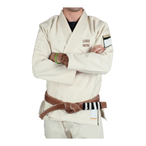 High Quality 100% Cotton BJJ Jiu Jitsu Gi Uniform Customized Color & Logo Unisex Adult Wholesale <b>Martial</b> <b>Arts</b> <b>Wear</b> From Pakistan - Product Image 2