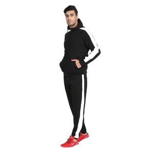 Wholesale Blank Oversized Sweatsuit Cotton Fit <b>Zip</b> <b>up</b> <b>Hoodie</b> and Sweatpants Sets Neoprene Cotton Tracksuit for Men - Product Image 3