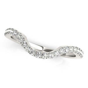 Ensemble de mariage en or blanc 14 carats avec double halo de diamants, bagues en diamants de 0,87 carat - Product Image 3