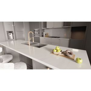Plans de travail personnalisés pour cuisines et salles de bain en granit, comptoirs en pierre naturelle préfabriqués découpés sur mesure - Carrara Calacata pour projets hôteliers - Product Image 2