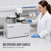 Machine d'emballage d'échantillons pour analyseur élémentaire, équipement d'encapsulation de capsules en étain pour les tests en laboratoire de charbon et de combustibles solides