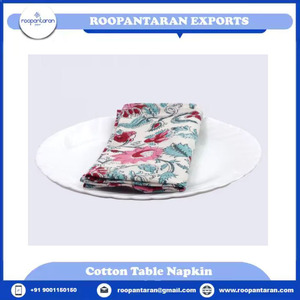 Serviette élégante en coton et lin brodée personnalisée de taille standard et réutilisable pour la cuisine, le mariage, le restaurant et la décoration intérieure. - Product Image 2