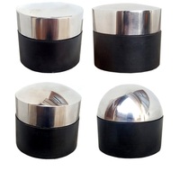 SUNTOOLS/STIPL Modèle 008M Ensemble d'encoches de banc en acier inoxydable de 4 pièces (Plat/Bas/Moyen/Haute) avec base en caoutchouc pour la fabrication de bijoux