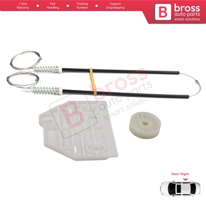 เครื่องควบคุมกระจกหน้าต่างไฟฟ้า BWR1005ชุดซ่อมแซมประตูด้านหลังขวาสำหรับ C6 A6 S6 4F 4F2 4F5 4F0839462ประตู2004-2011 4/5 - Product Image 4