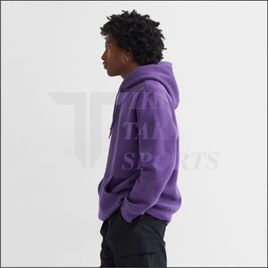 Sweat à capuche pour homme en coton 100% de haute qualité, polaire thermique coupe-vent 450g, personnalisable avec broderie, chaud et uni - Product Image 5