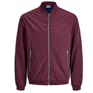 Chaqueta bomber para hombre, resistente al agua y al viento, ligera, de tela antidesgarro, para exteriores. - Product Image 5