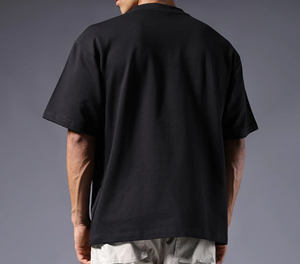 Meilleur T-shirt brodé pour homme en gros, design personnalisé, col rond, coton doux, logo imprimé sérigraphié, coupe classique, anti-froissement - Product Image 3