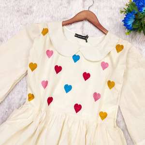 Robe une pièce en coton à imprimé floral pour femmes de créateur Robe de soirée de mariage en soie à manches fantaisie Style Salwar pour adultes Indiens - Product Image 5