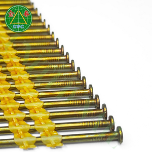 Clous en bande en plastique 2-3/8 "x 0.113 5000 pièces tige lisse/vis pour clous de pistolet tête à carreaux Style Top Choix de l'usine du Vietnam - Product Image 4