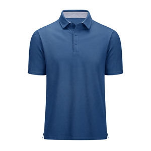 Logo personnalisé impression broderie polos bouton classique basique manches courtes respirant affaires décontracté golf polos pour hommes - Product Image 1