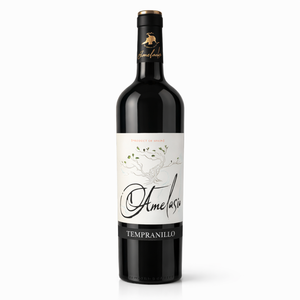 Amelasio Vino Rosso Tempranillo Invecchiato in Quercia, 100% Tempranillo, 13% ABV, 4 Mesi di Invecchiamento in Quercia, Vino Rosso Spagnolo 750ml - Product Image 1