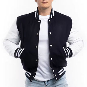 Nouveauté Vestes respirantes ajustables bonne qualité hiver pièces tricotées grande taille CollegeBaseballjacket pour hommes - Product Image 1