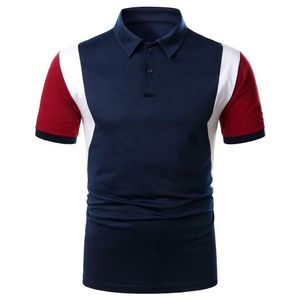 Camiseta de Manga Corta para Hombre de Diseño Personalizado, Tejido de Punto de Poliéster/Algodón de Alta Calidad, Antiarrugas, con Patrón Sólido Bordado - Product Image 1