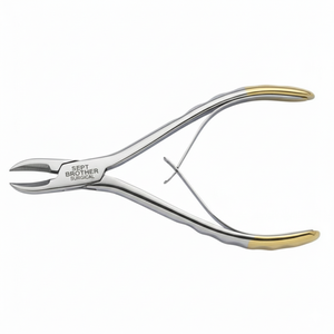 Forceps d'extraction dentaire en acier inoxydable |   Forceps chirurgicaux à manche doré |   Fournisseur OEM - Product Image 1