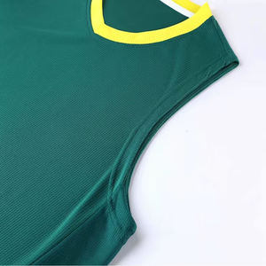 Meilleur prix pour les uniformes de basket-ball ajustés pour adultes, ensembles respirants à séchage rapide, nouveau design de tenue de basket-ball - Product Image 3