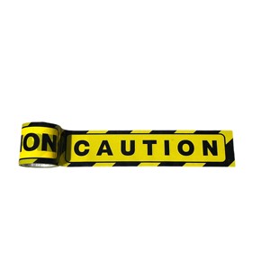 PE Barricade Tape 50mm x 500m <b>Red</b> White Non-Adhesive Waterproof Long Roll Hazard Control <b>Ribbon</b> - Product Image 3