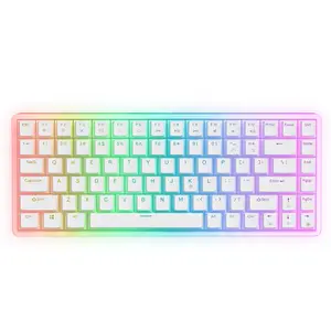 ONIKUMA G30 moda tastiera RGB LED retroilluminata tastiera meccanica Gamer cablato ergonomica Mini tastiera da gioco