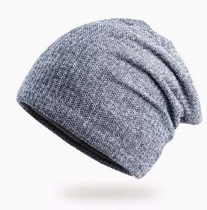 Wholesale 100% Acrylic Winter <b>Warm</b> Comfortable Custom Beanie <b>Warm</b> Unisex Knit Man <b>Hat</b> MS-BC-010 - Product Image 2
