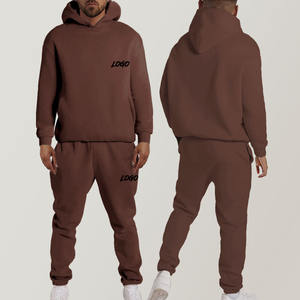 Nouveau design Ensemble de jogging 2 pièces Pantalon de survêtement évasé et survêtement à capuche pour l'hiver Prix de gros avec logo personnalisé - Product Image 1