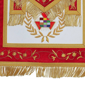 Tablier maçonnique personnalisé brodé à la main Tablier maçonnique de haute qualité au prix de gros - Product Image 4