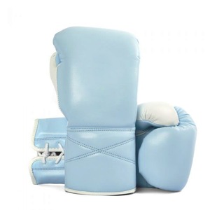 Ventas calientes Guantes de boxeo con cordones Guantes de competición de boxeo de buena calidad Correa de muñeca ajustable Guantes de boxeo hechos a medida - Product Image 2