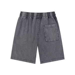 กางเกงขาสั้นผู้ชายทรงหลวมสไตล์ลำลองสี FOG รุ่นใหม่ปี 2026 ลุคสตรีทแฟชั่น ล้างสีแบบวินเทจ ผ้าฝ้าย 100% - Product Image 4