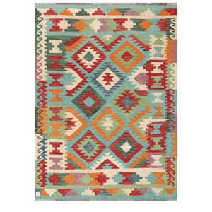 Maimana Afghanistan Kilim <b>Rug</b> 210 X 153 cm Area <b>Rug</b> <b>Set</b> - Product Image 1