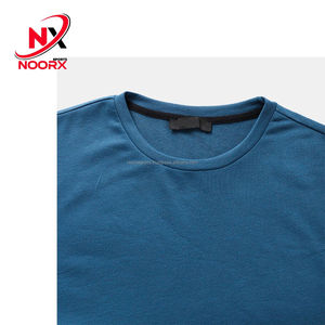 Men's Classic Cotton <b>Polyester</b> T-<b>Shirt</b> Oversized Short Sleeve Casual Wear Custom Logo Breathable and Soft in Multi Colors - Product Image 3