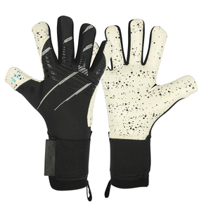 Chasse en gros Hawkz GK-41 adulte jeune gants de gardien de but antidérapants fermeture à boucle crochet meilleure protection des doigts Latex de haute qualité - Product Image 1
