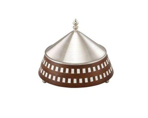 El juego de cazuelas de madera redondas de estilo árabe de lujo al por mayor incluye suministros de olla caliente de metal diseño personalizado y forma redonda - Product Image 6