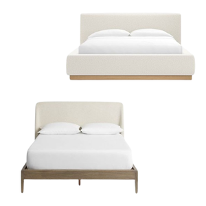 Venta caliente cama de madera con marco de tela para muebles de dormitorio juego de cama de alta calidad precio al por mayor - Product Image 5