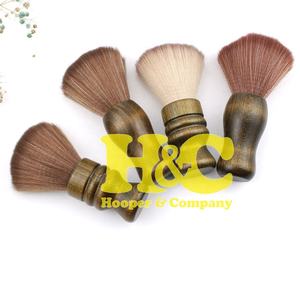 Pinceau à raser pour homme Hooper Company HAC-SB-00184, poils de blaireau Silvertip, manche en bois, design personnalisé, durable, pour salon de coiffure - Product Image 4