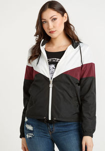 Chaquetas negras Anorak personalizadas para mujer, chaquetas Anorak negras impermeables para mujer, chaquetas unisex - Product Image 3