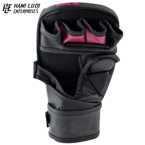 2025 gros boxe tireur Muay Thai gants d'entraînement en cuir PU cuir de vachette tireur gants de boxe Logo personnalisé et Design - Product Image 4