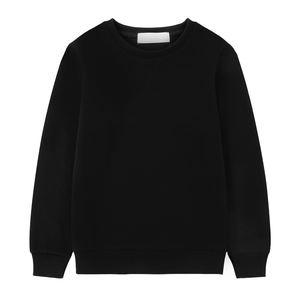 Haute qualité personnalisé enfants sweats à manches longues tricoté coton garçons et filles vêtements d'hiver en gros uni couleur unie doux - Product Image 5