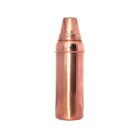 Bouteilles en cuivre martelé, 100 % cuivre, capacité 30 oz, avec couvercle et poignée, design classique, écologiques, résistantes à l'eau bouillante, pour l'extérieur
