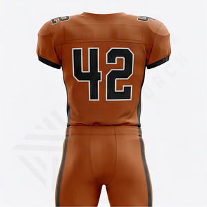 Conjunto de Pantalones y Camiseta de Fútbol Americano con Logotipo Personalizado, Nuevo Modelo, Uniforme Transpirable para Hombre, Color Personalizado Impreso, Nombre del Equipo, Ropa Deportiva de Alto Rendimiento - Product Image 2