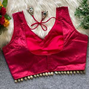 Festival Wear Gajji seda con estampado de posición y bordado blusa fabricante y proveedor de Surat - Product Image 3