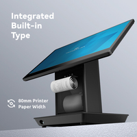 Terminal POS para hotel y venta al por menor Pantalla de 15,6 pulgadas Impresora integrada impermeable IP65