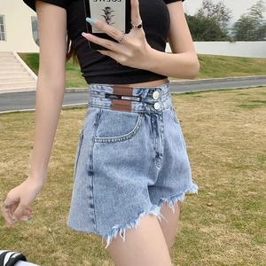 Y2k Lâche Denim Bermuda Shorts pour Femmes Taille Basse Jambe Large Genou Longueur Fit D'été Jeans Shorts Streetwear - Product Image 3