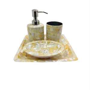 Juego de Decoración de Baño de Cinco Piezas de Nácar de Alta Calidad a Buen Precio al por Mayor, Estilo Moderno Personalizable - Product Image 2