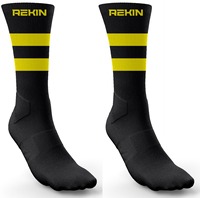 Chaussettes de sport décontractées pour hommes, qualité supérieure, en spandex/polyester, avec logo personnalisé sur le corps, couleurs d'équipe, pour le football et les activités sportives
